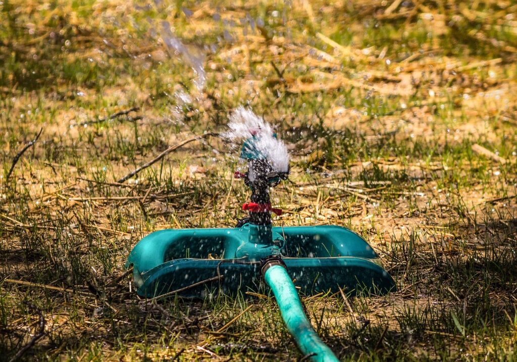 Irrigation des pelouses : asperseurs
