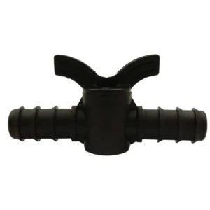 Lot de 2 vannes papillon 16 mm pour irrigation