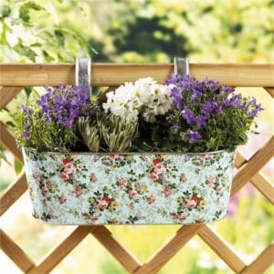 Jardinière de balcon avec crochets